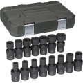GearWrench 84939N Universal Socket Set, ½" Drive Impact, 13-Piece Metric, 10 to 24 mm-