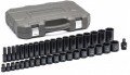 GearWrench 84947N 39-Piece Standard and Deep Impact SAE Socket Set, 0.5&amp;quot; drive, 6-point-