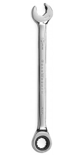 GearWrench 85510 12 Point Open End Ratcheting Combination Wrench, 10mm-