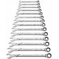 GearWrench 86426 120XP 14-Piece Universal Spline XL Ratcheting Combination Metric Wrench Set-