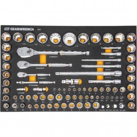 GearWrench 86529 Mechanics Tool Set, 83 pieces, ¼", 3/8" and ½" drive-