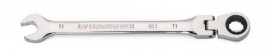 Gearwrench 86711 90-Tooth 12-Point Flex Head Ratcheting Combination Wrench, 11 mm-