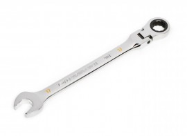 Gearwrench 86717 90-Tooth 12-Point Flex Head Ratcheting Combination Wrench, 17 mm-