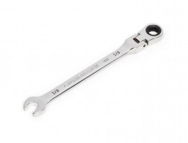 Gearwrench 86743 90-Tooth 12-Point Flex Head Ratcheting Combination Wrench, &amp;frac38;&amp;quot;-