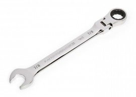 Gearwrench 86751 90-Tooth 12-Point Flex Head Ratcheting Combination Wrench, &amp;frac78;&amp;quot;-