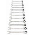 GearWrench 9412 72-Tooth 12-Point Ratcheting Combination Metric Wrench Set, 12-piece-