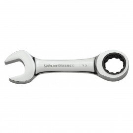 GearWrench 9519D 12 Point Stubby Ratcheting Combination Wrench, 19 mm fastener-