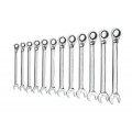 GearWrench 9620N 12 Point Reversible Ratcheting Combination Metric Wrench Set, 12 pieces-