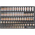 GearWrench GWMSSKT38 mm Metric Socket Set in Foam Storage Tray, 3/8" drive, 104-piece-