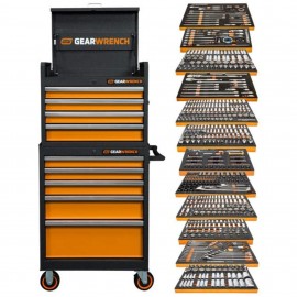 GearWrench MEGAMODPRO Master Mechanics Tool Set, 791 pieces, with tool storage-