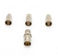GEM 350-00-75TP Universal BNC Female Crimp-On Connector, 75 &amp;ohm;, 10-pack-
