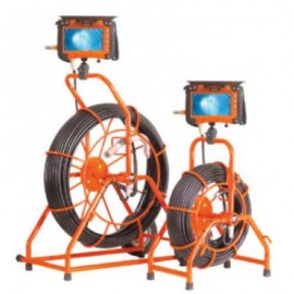 General Pipe Cleaners SL-GXP-C X-Pod Plus Mini Sewer Camera with Self-Leveling Color Camera, 200&#039; Push Rod-