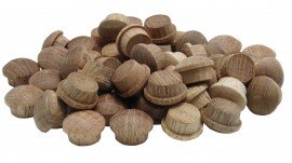 General Tools 311012 1/2" Oak Button Plugs, 50-packs-