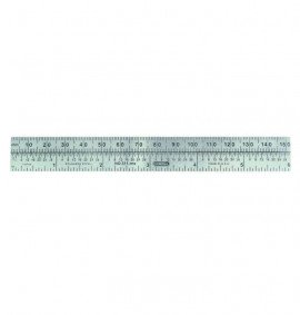 General Tools 311ME Precision Flexible Ruler with inch-mm comparison, 6&amp;quot;-