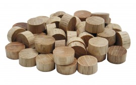 General Tools 313012 1/2&quot; Flat Head Oak Plugs, 45-packs-