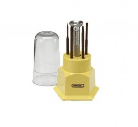 General Tools 4107 5-Piece Jeweler&#039;s Screwdrivers Set with swivel head for more torque-