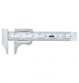 General Tools 729 Pocket Slide Caliper with 16th and 32nd graduation, stainless steel, 0 to 4&amp;quot;-