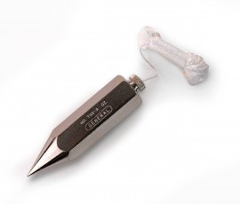 General Tools 790-5 Plumb Bob with cord, steel, 5 oz-