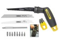 General Tools 86014 14-piece Quad Saw and Driver Set with blade for drywall, metal, PVC, and wood-
