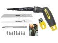 General Tools 86014 14-piece Quad Saw and Driver Set with blade for drywall, metal, PVC, and wood-