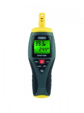 General Tools EP8709 Calibratable Multi-Function Digital Psychrometer, 14 to 122°F-