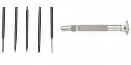 General Tools SPC606 Jeweler&#039;s Screwdriver and Awl Set-
