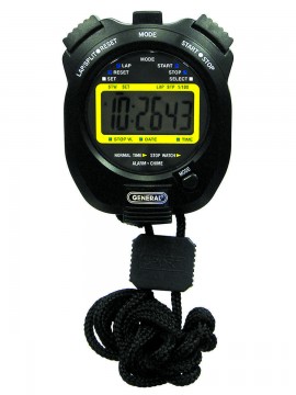 General Tools SW269 Stopwatch with clock and alarm-
