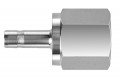 BI-Lok DHC Tube Stub to Female NPT Adapter, &amp;frac38;&amp;quot; A tube OD, &amp;frac18;&amp;quot; T NPT-