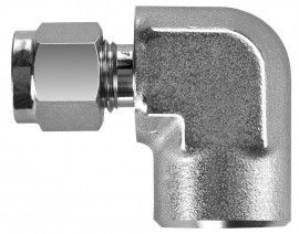 BI-Lok DLF Female NPT Elbow, &amp;frac78;&amp;quot; A tube OD, &amp;frac34;&amp;quot; T NPT-