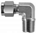 BI-Lok DLN Male NPT Elbow, &amp;frac38;&amp;quot; A tube OD, &amp;frac18;&amp;quot; T NPT-