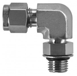 BI-Lok DLO Positionalbe SAE/MS Male Straight Thread Elbow, &amp;frac12;&amp;quot; A tube OD, &amp;frac12;&amp;quot; T NPT-