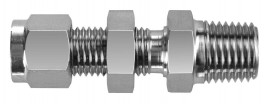 BI-Lok DSC Series Bulkhead Male NPT Connector-