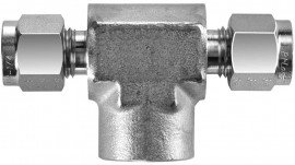 BI-Lok DTH Female NPT Branch Tee, &amp;frac14;&amp;quot; A tube OD, &amp;frac14;&amp;quot; T NPT-