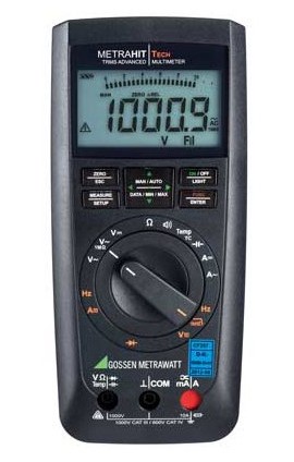 Gossen Metrawatt METRAHIT AM TECH Advanced True RMS Multimeter with protective rubber cover-