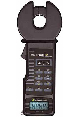 Gossen Metrawatt METRACLIP 62 Digital Leakage Current Clamp, 3 Measuring Ranges-