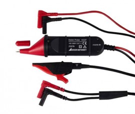 Gossen Metrawatt Z227C Kelvin Cable Set, 0.16" angle plugs, 47.24" cable-