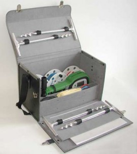 Gossen Metrawatt Z590B E-Set 5 Earth Tester Set in Carrying Pouch, No Earth Tester-