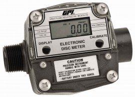 GPI FM300-1 FM300H/R Electronic Disc Meter, gallons-