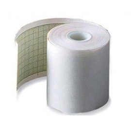 GRAPHTEC PR458-8B-R5A Recording Roll Paper, 8 x 1.57&amp;quot; channels, red grid-