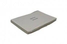 GRAPHTEC PZ412-4B-R5A Z-Fold Paper, 4 x 1.57&amp;quot; channels, black-