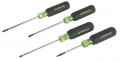 Greenlee 0153-03C 4-Piece Mini Screwdriver Set-