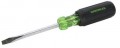 Greenlee 0153-11C Flat Keystone Tip Screwdriver, 0.25 x 4&quot;-