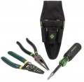 Greenlee 0159-28 Basic 4-Piece Electrician&#039;s Kit-