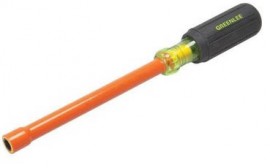Greenlee 0253-13NH-INS Insulated Nut Holding Driver, 0.31 x 6"-