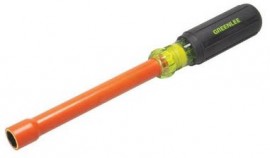 Greenlee 0253-17NH-INS Insulated Nut Holding Driver, 0.5 x 6"-