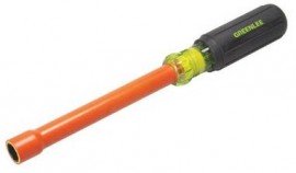 Greenlee 0253-17NH-INS Insulated Nut Holding Driver, 0.5 x 6&quot;-