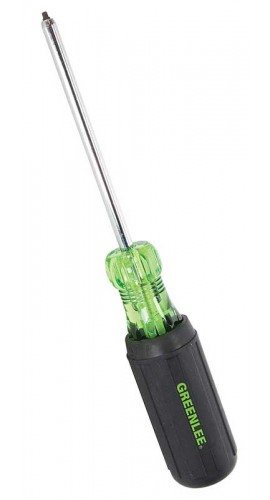 Greenlee 0353-11C Square Recess Tip Driver, #0 x 4&quot;-