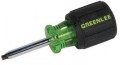 Greenlee 0353-32C Square Recess Tip Driver, #1 x 1.5&quot;-