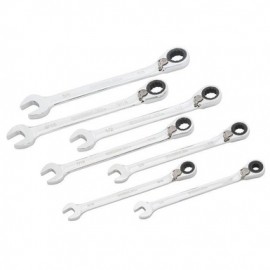 Greenlee 0354-01 Ratcheting Wrench Set, 7-piece-