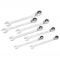 Greenlee 0354-01 Ratcheting Wrench Set, 7-piece-